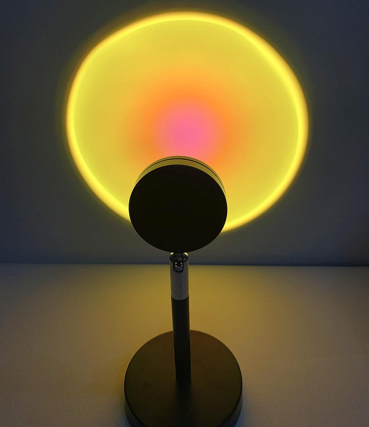 Sunset projection light remote control 16 color ambient night light, bedroom decoration background wall photography props